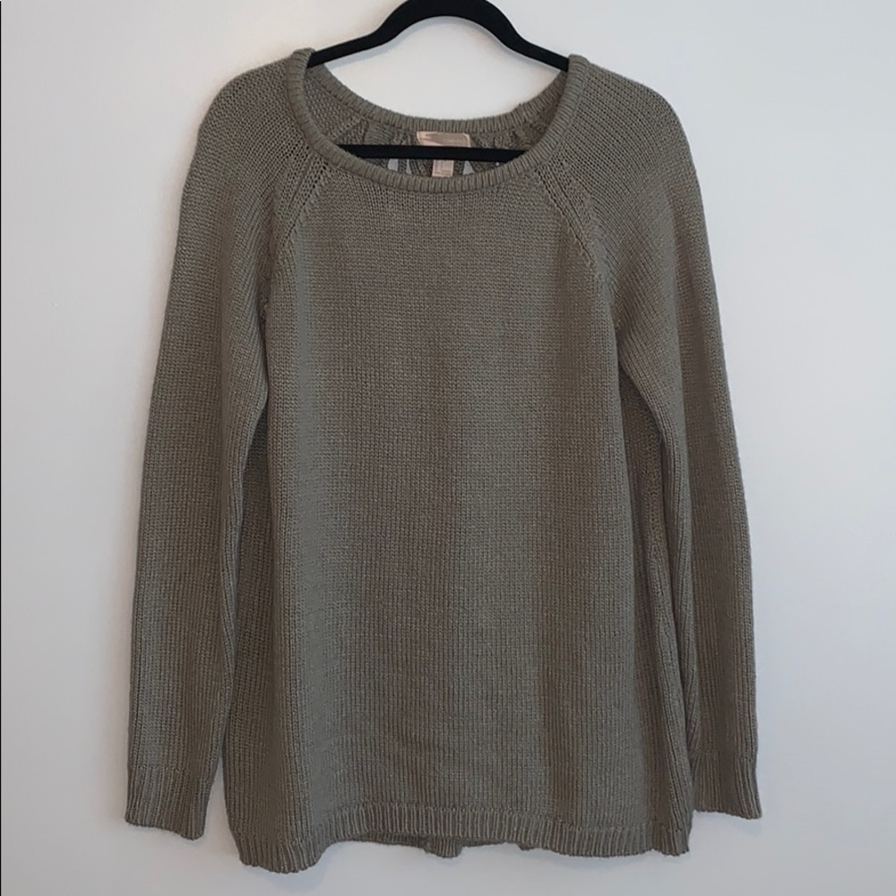 F21 Gray Oversized Sweater
